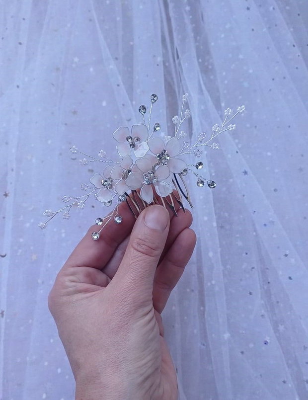 Pieptan mireasa "Cherry Blossoms"