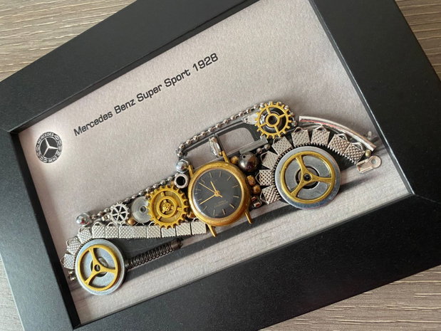 Mercedes Benz Super Sport 1928 Cod M 720・Cadouri barbati・Cadou pentru iubit・Decoratiune birou