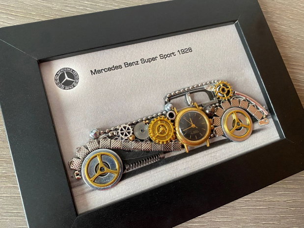 Mercedes Benz Super Sport 1928 Cod M 720・Cadouri barbati・Cadou pentru iubit・Decoratiune birou