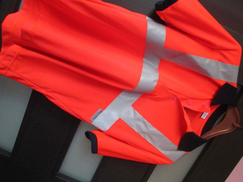 tricou portocaliu reflectorizant Vento S