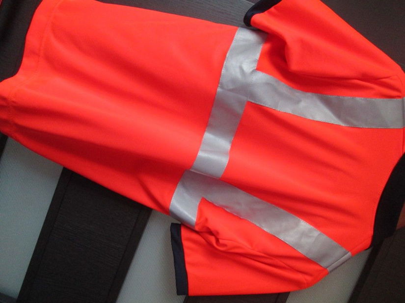 tricou portocaliu reflectorizant Vento S