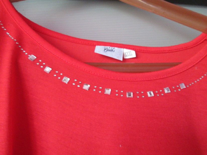 tricou rosu dame XXXL