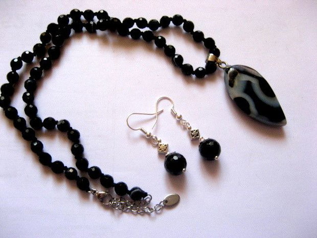 Set bijuterii cu onix 51909