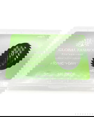 Set extensie, tipsuri reutilizabile, edge, 120 buc, Nr. 01