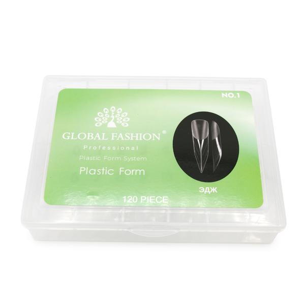 Set extensie, tipsuri reutilizabile, edge, 120 buc, Nr. 01