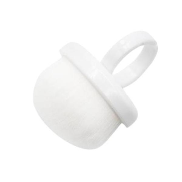 Perie de praf pe deget, alb