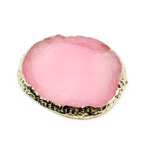 Paletă &icirc;n formă de piatră, roz