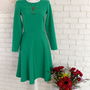 Rochie Clos cu Buzunare Verde Primavara
