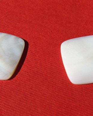 (2 bucati) Sidef NATURAL cabochon 23x23x2.5 mm
