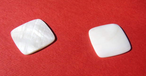 (2 bucati) Sidef NATURAL cabochon 23x23x2.5 mm