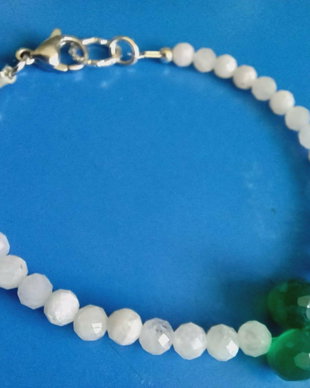Piatra Lunii Kristal - Onix verde