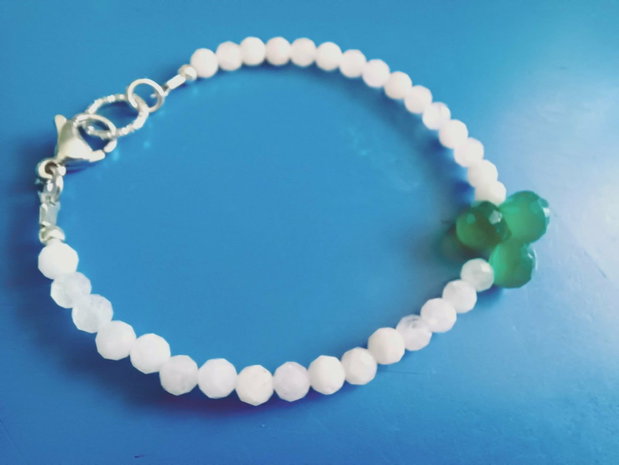 Piatra Lunii Kristal - Onix verde