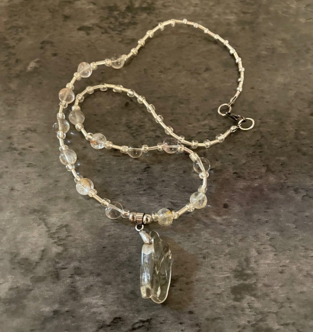 Colier smokey quartz