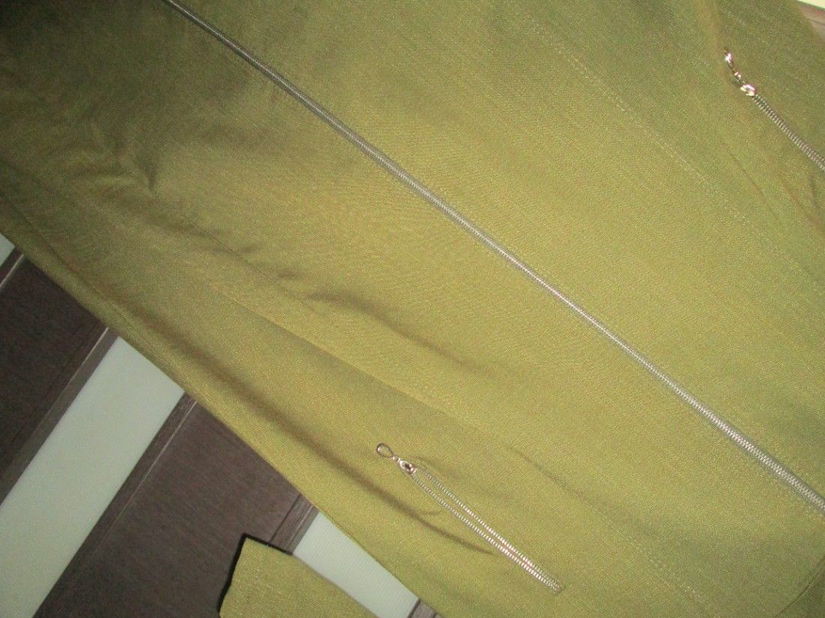 rochie kaki lunga cu gluga 44