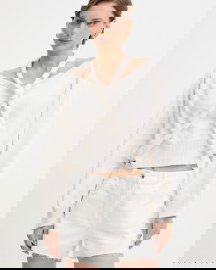 Haveone pulover de damă din bumbac