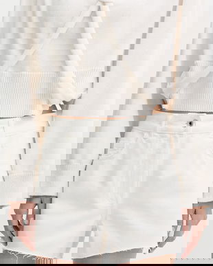 Patrizia Pepe pantaloni scurți pentru femei, din denim