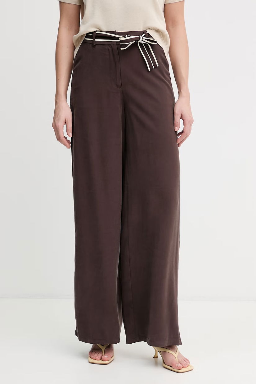 United Colors of Benetton pantaloni pentru femei, cu vâscoză