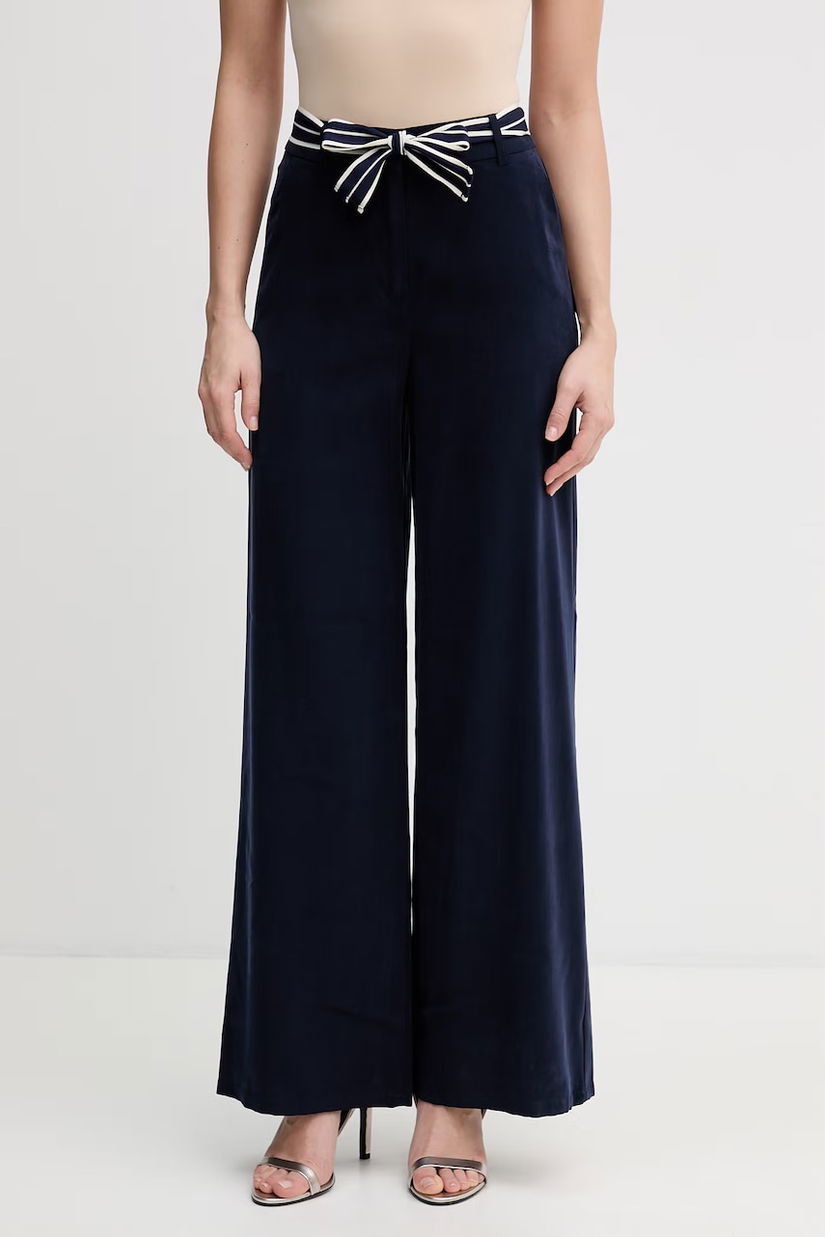 United Colors of Benetton pantaloni pentru femei, cu vâscoză