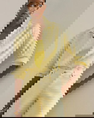 Lauren Ralph Lauren cămașă de in pentru femei