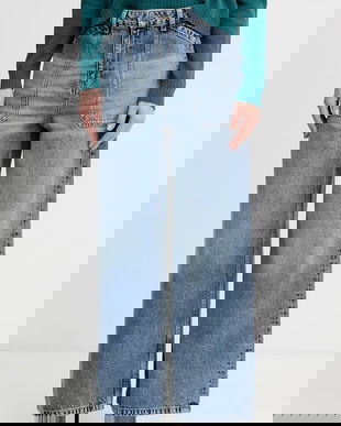 Sisley blugi wide leg pentru femei