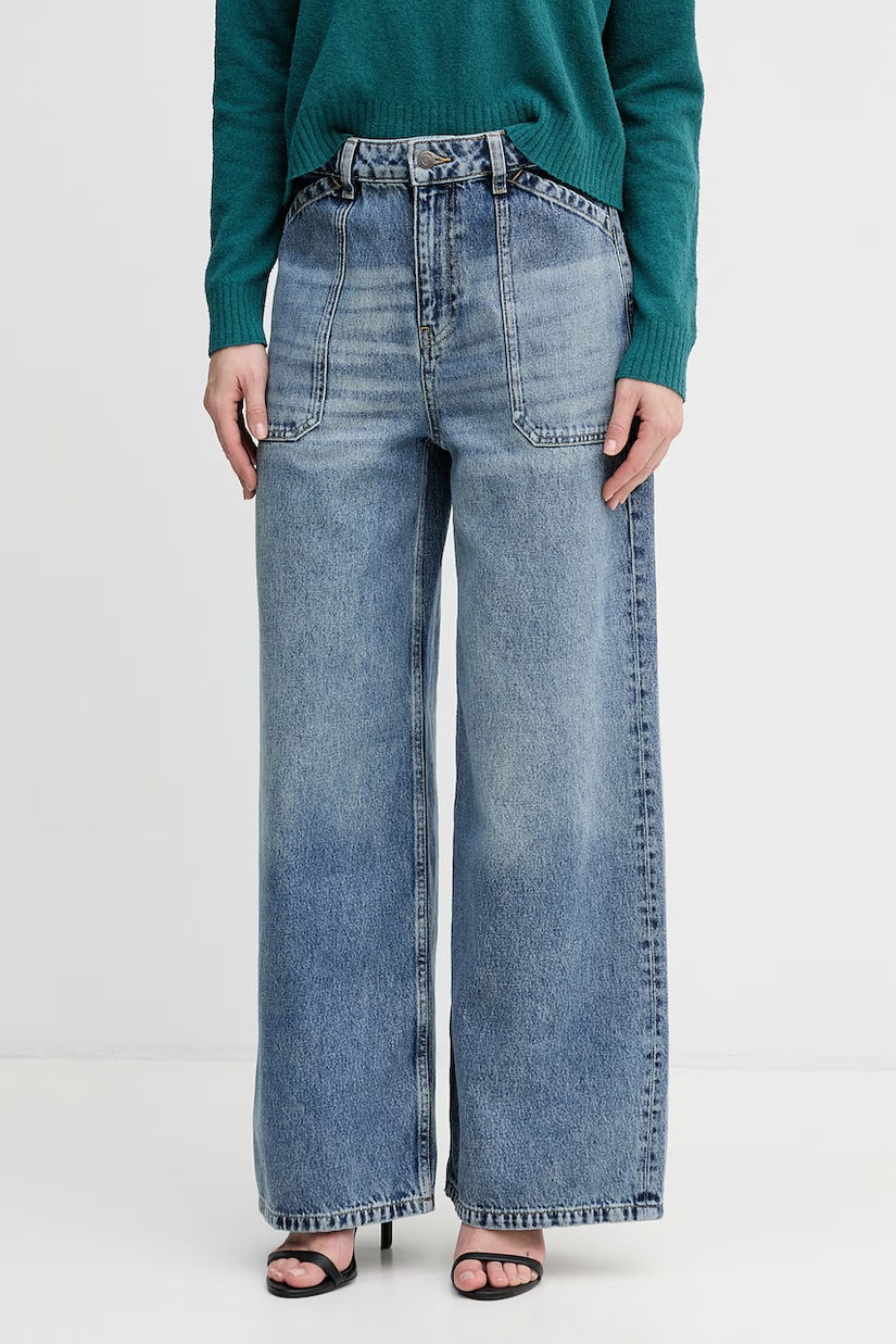 Sisley blugi wide leg pentru femei