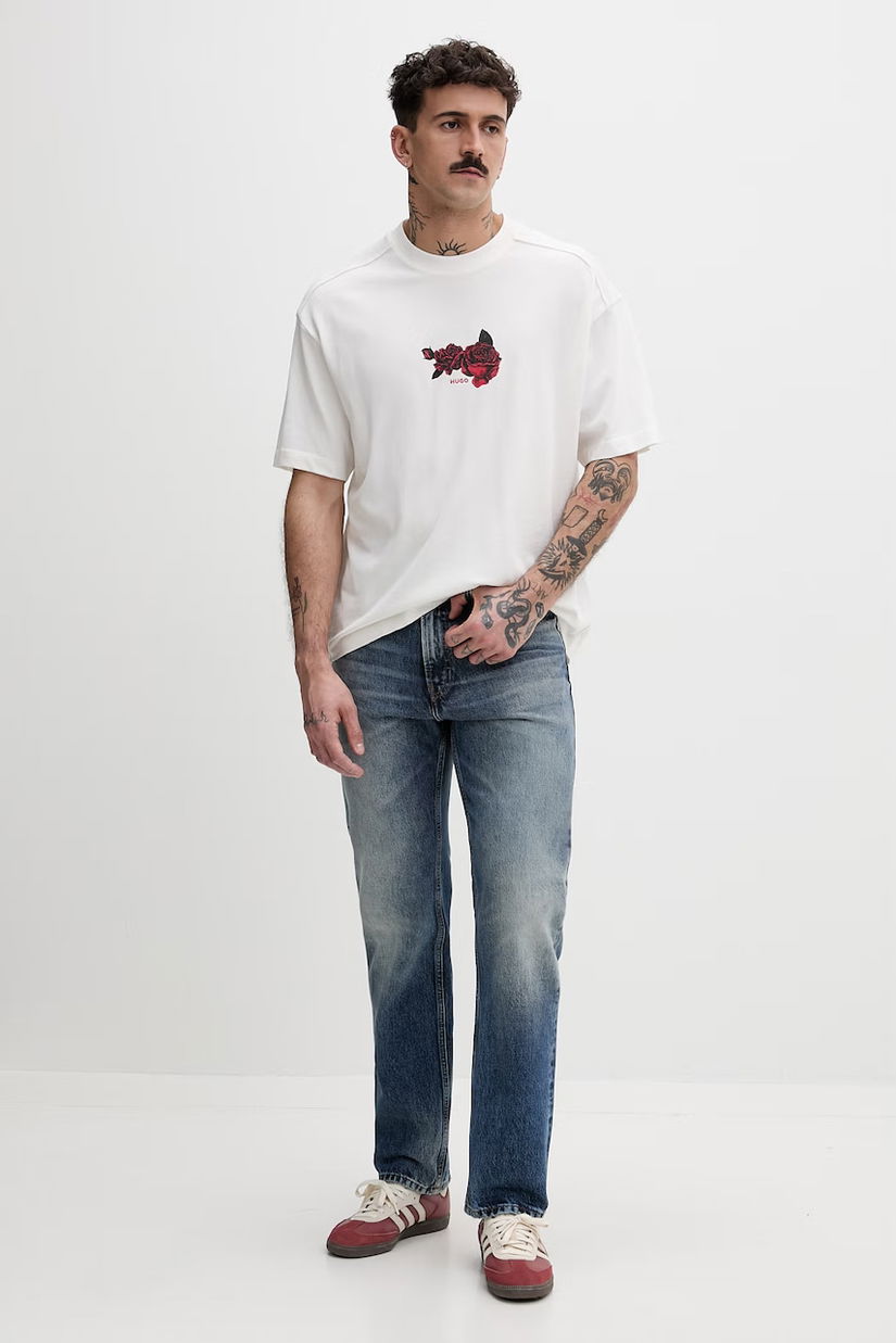 HUGO blugi straight pentru bărbați HUGO 840