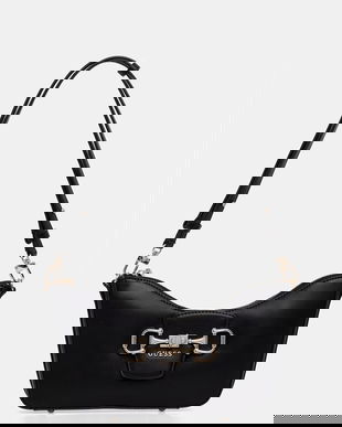 Guess geantă baguette pentru femei, cu imitație de piele JANIE