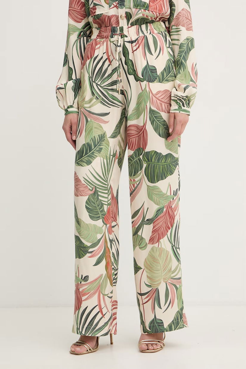 Guess pantaloni pentru femei, cu lyocell DALIA