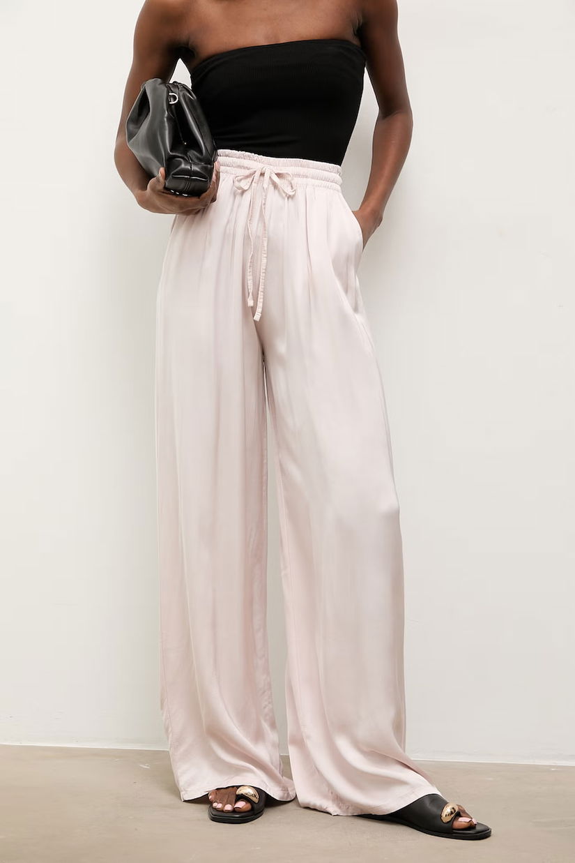 Answear.LAB pantaloni pentru femei, cu vâscoză