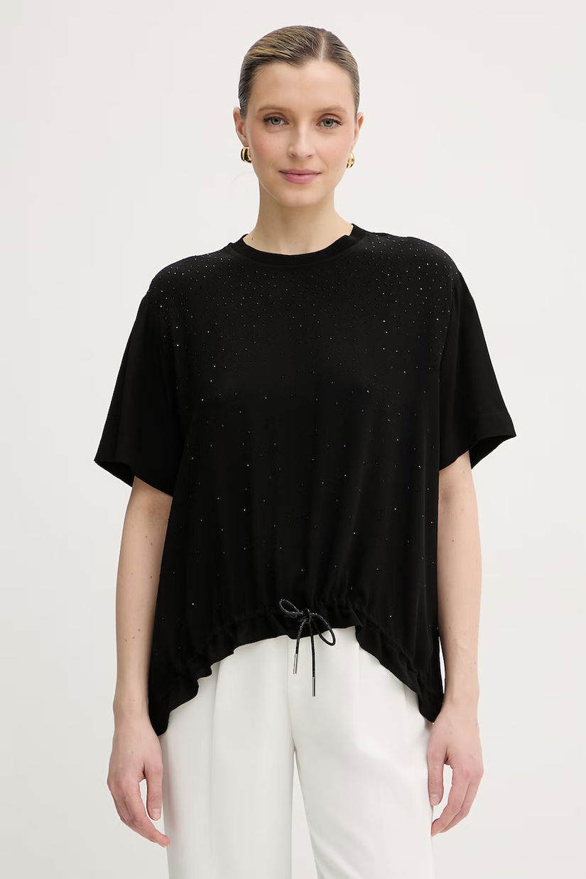 Silvian Heach bluză pentru femei, cu amestec de vâscoză TIBBIG