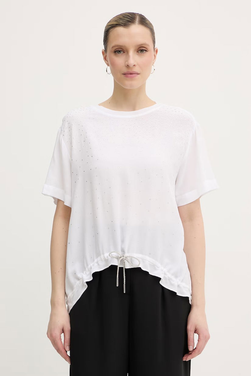 Silvian Heach bluză pentru femei, cu amestec de vâscoză TIBBIG