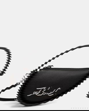 Karl Lagerfeld geantă crossbody pentru femei, din piele K/SIGNATURE