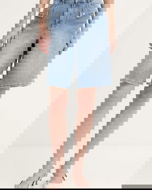 Joseph Ribkoff pantaloni scurți pentru femei, din denim