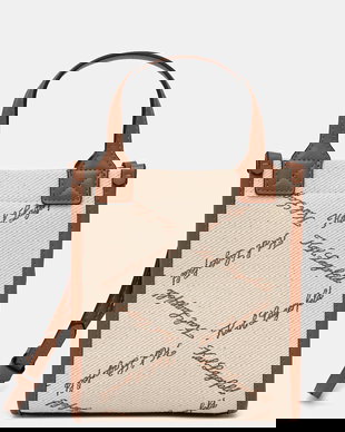 Karl Lagerfeld geantă crossbody pentru femei, din bumbac K/VILLE