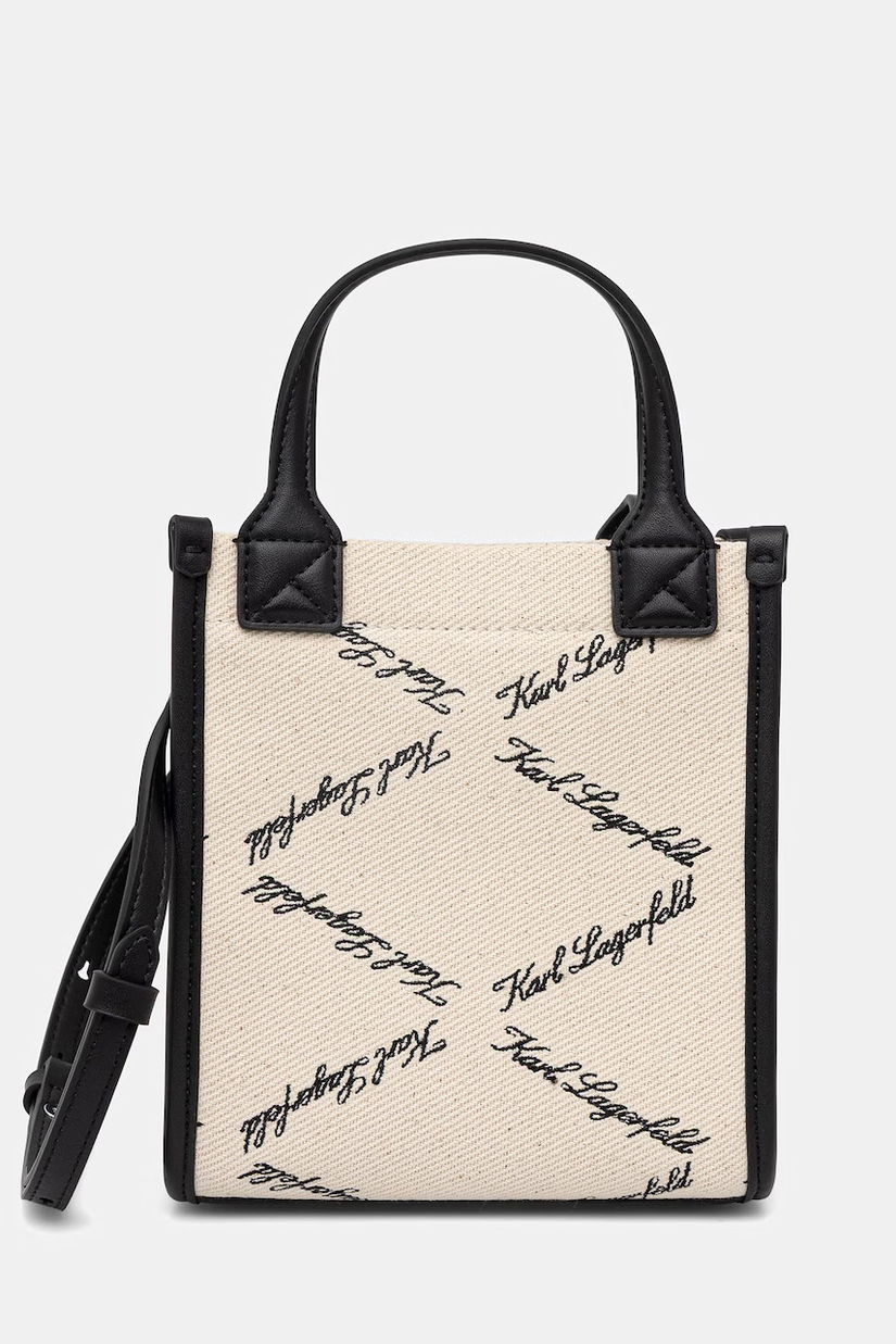 Karl Lagerfeld geantă crossbody pentru femei, din bumbac K/VILLE