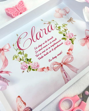 Set aniversar personalizat 1 anisor - Fundite - Tavita turta si accesorii
