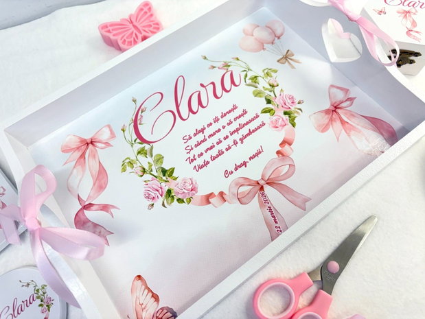 Set aniversar personalizat 1 anisor - Fundite - Tavita turta si accesorii