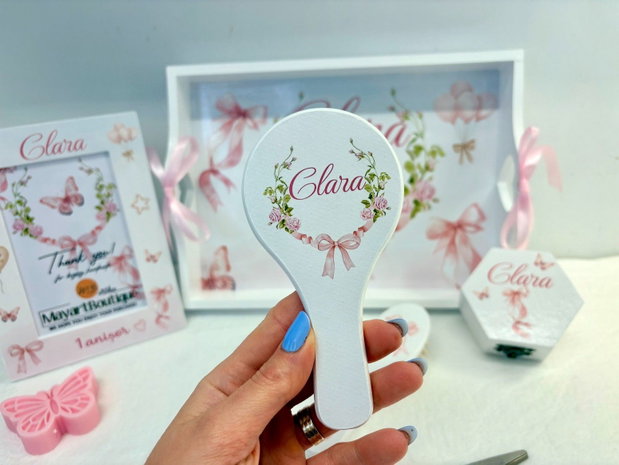Set aniversar personalizat 1 anisor - Fundite - Tavita turta si accesorii