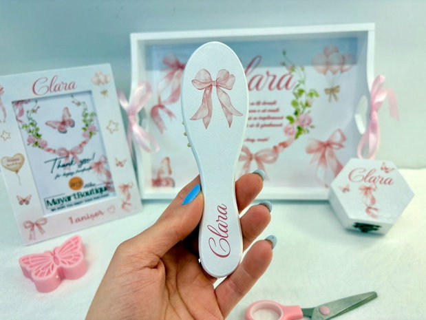 Set aniversar personalizat 1 anisor - Fundite - Tavita turta si accesorii