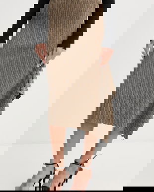 Sisley fustă cu bumbac