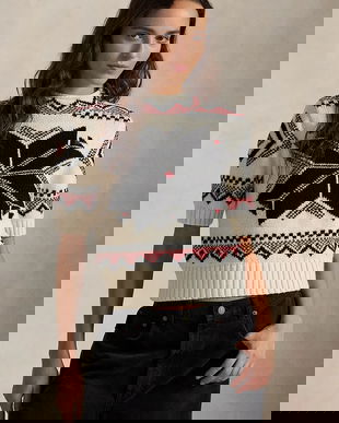 Polo Ralph Lauren cu guler înalt femei cu lână