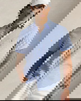 Polo Ralph Lauren Cămașă Bărbați bumbac