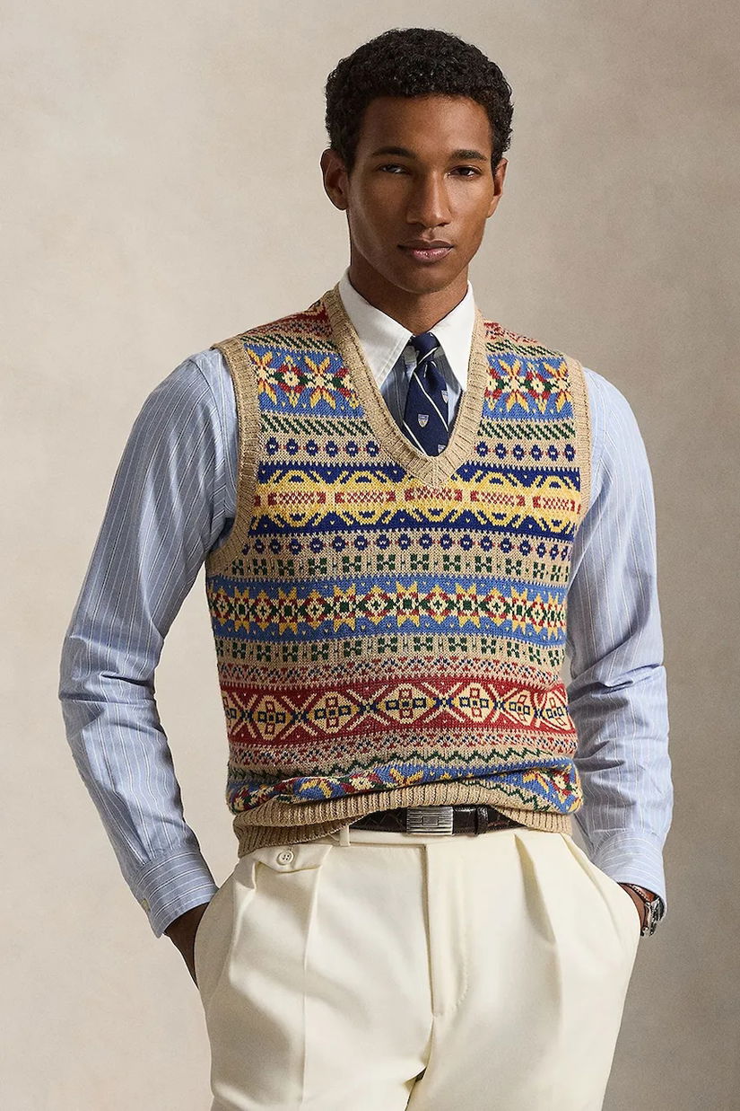 Polo Ralph Lauren vestă bărbătească cu in