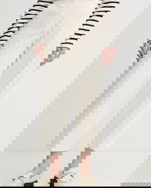 United Colors of Benetton pantaloni de damă din bumbac