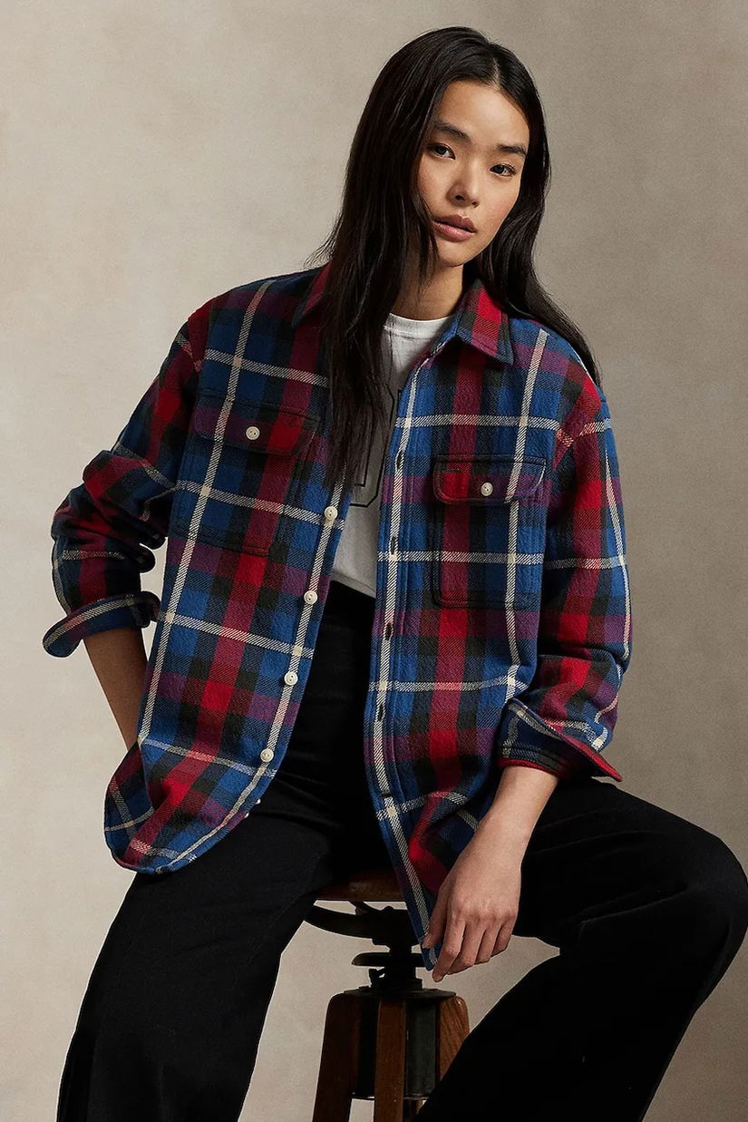 Polo Ralph Lauren Cămașă de damă de bumbac