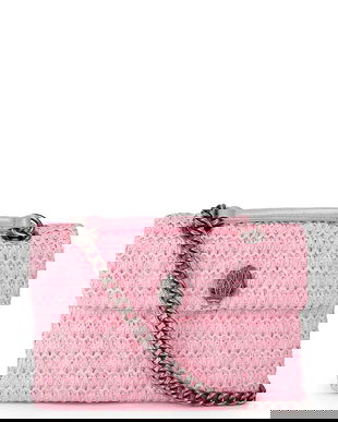 Kurt Geiger London geantă crossbody pentru femei Raffia Kensington