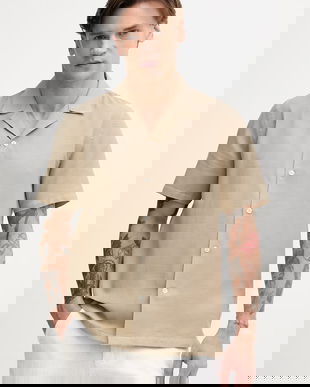 Lindbergh cămașă pentru bărbați, din bumbac