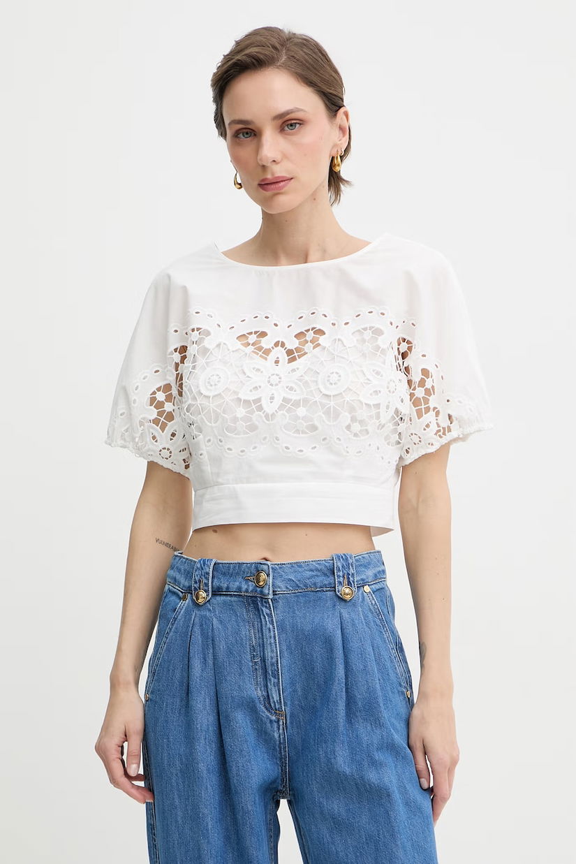 Patrizia Pepe bluză pentru femei, din bumbac