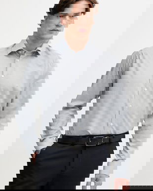 Eton cămașă pentru bărbați, din bumbac