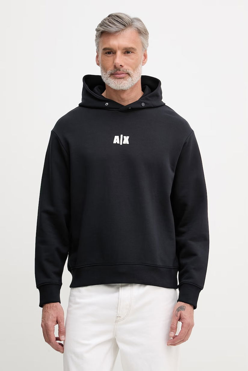 Armani Exchange hanorac cu glugă pentru bărbați, din bumbac